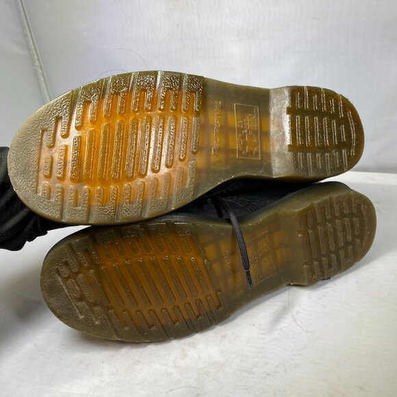 Dr. Martens Pascal Boots Womens Size 9 Black Soft Leather Combat Virginia 1460 - Picture 4 of 6